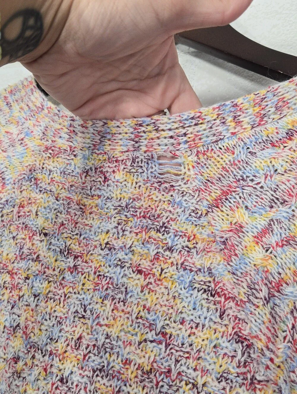 Time and Tru colorful sweater